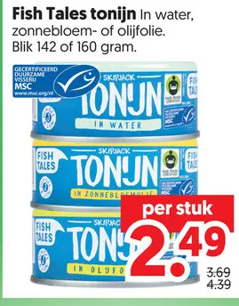 Aanbieding: Fish Tales tonijn