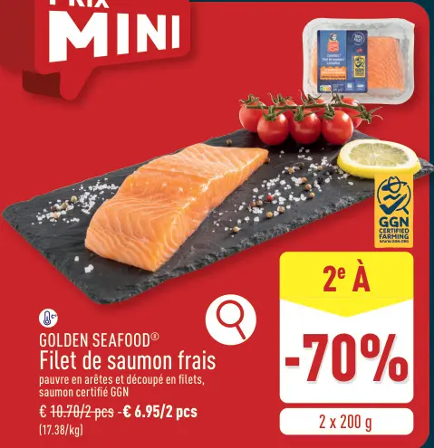 Offre: Filet de saumon frais