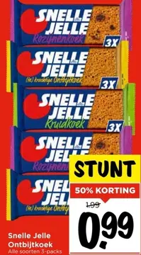 Aanbieding: Snelle Jelle Ontbijtkoek