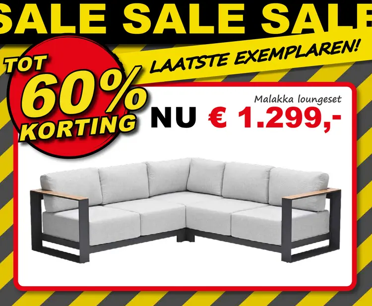 Aanbieding: Malakka loungeset