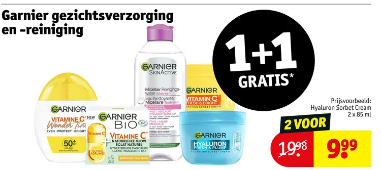 Aanbieding: Garnier gezichtsverzorging en -reiniging