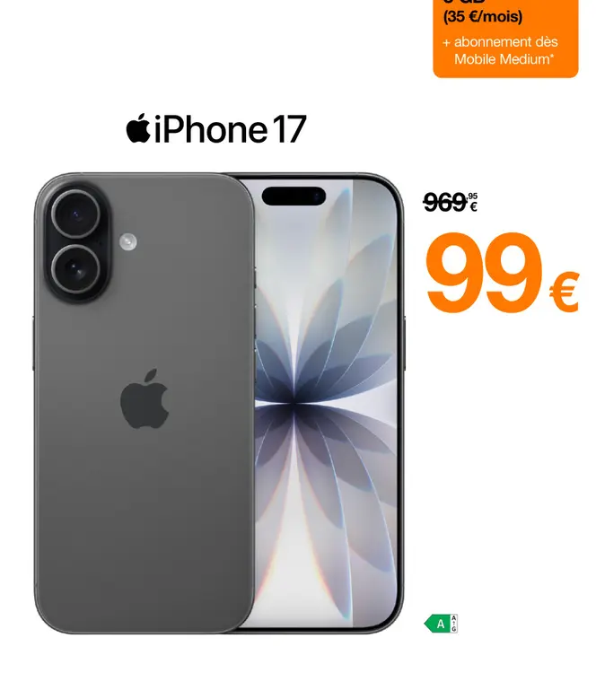 Offre: iPhone 17