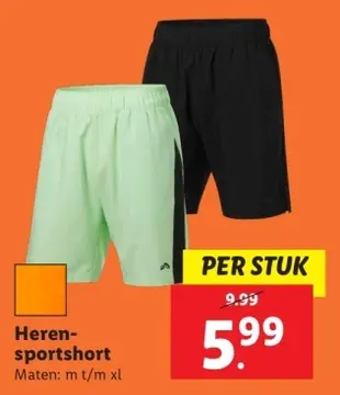 Aanbieding: Korte heren sportbroek