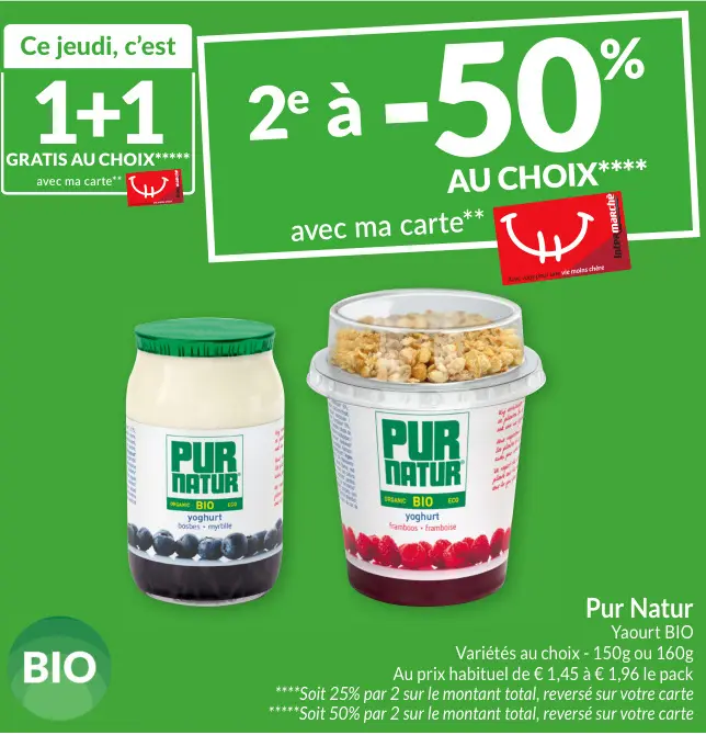 Offre: Yaourt BIO
