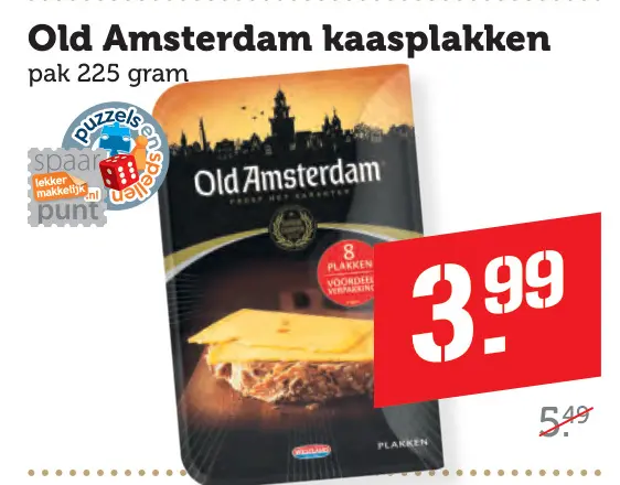 Aanbieding: Old Amsterdam kaasplakken