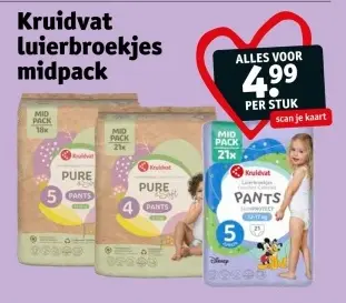 Aanbieding: luierbroekjes midpack