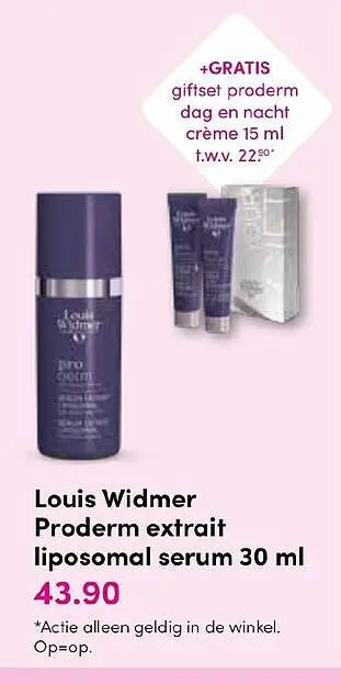 Aanbieding: Proderm extrait liposomal serum