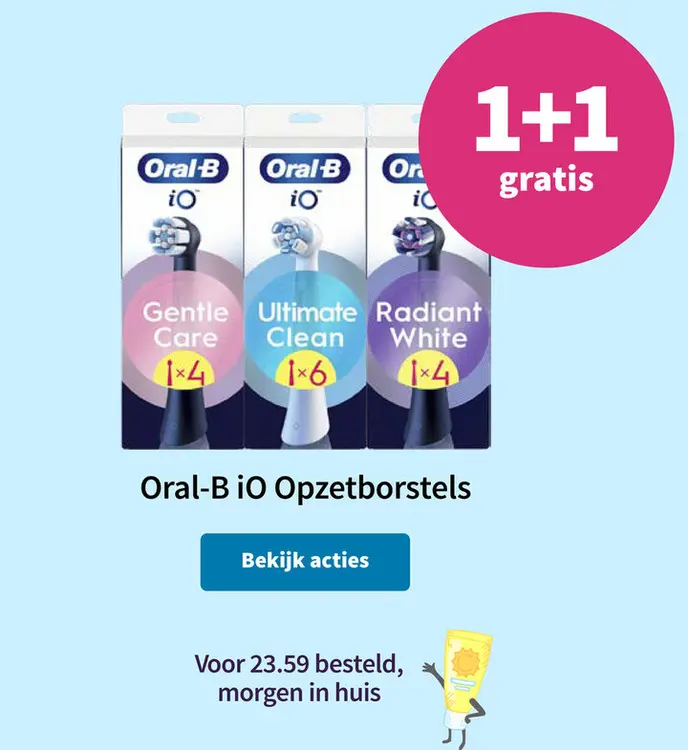 Promotie: Oral-B iO Opzetborstels