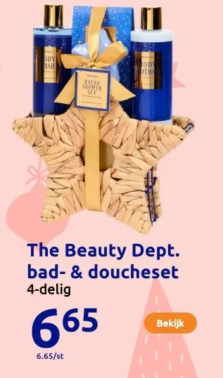 Aanbieding: The Beauty Dept. bad- & doucheset