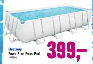 Aanbieding: BESTWAY Framepool zwembad grijs