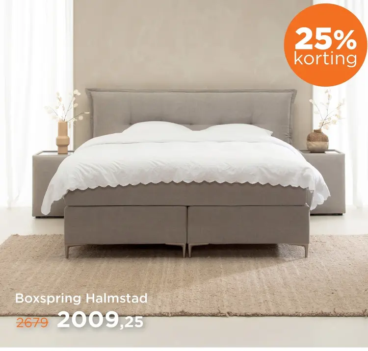 Aanbieding: Boxspring Halmstad