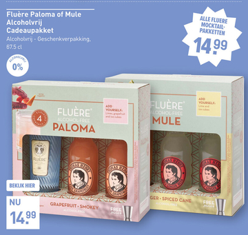 Aanbieding: Fluère Paloma Alcoholvrij Cadeaupakket 67.5CL Alcoholvrij