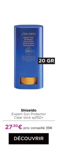 Offre: Expert Sun Protector Clear stick spf50+