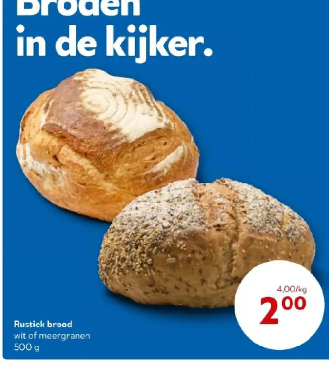 Promotie: Rustiek brood