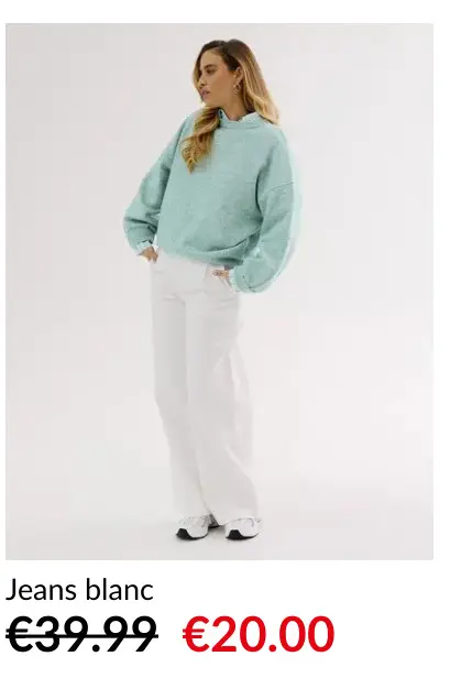 Offre: Jeans blanc