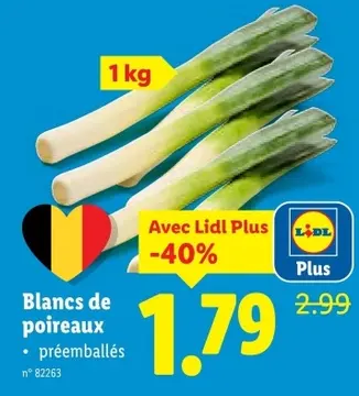 Offre: Blancs de poireaux