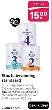 Aanbieding: Etos babyvoeding standaard