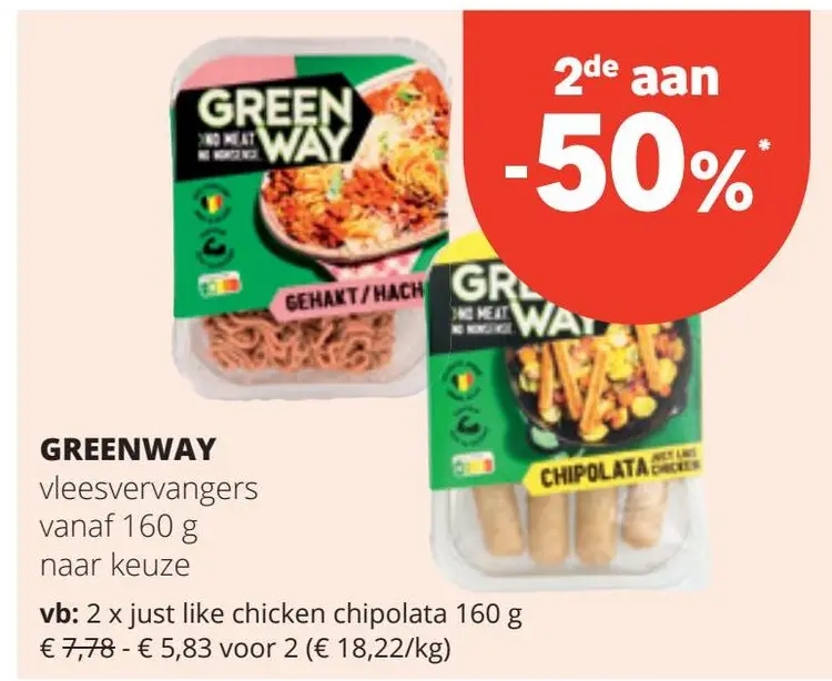 Aanbieding: vleesvervangers