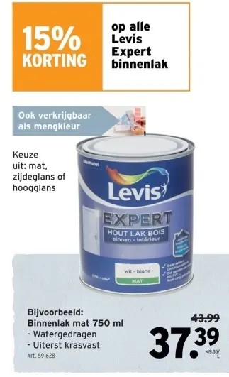 Aanbieding: Binnenlak mat