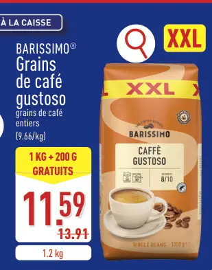 Offre: Grains de café gustoso