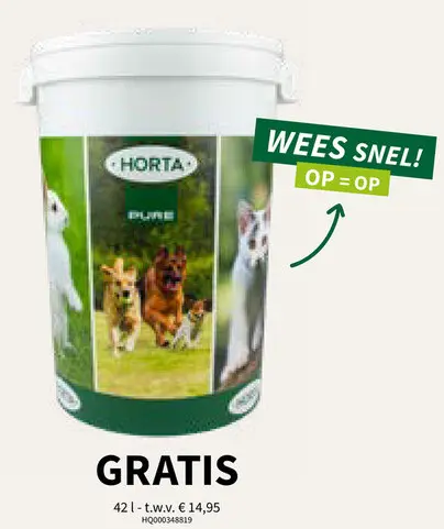 Promotie: Horta pure