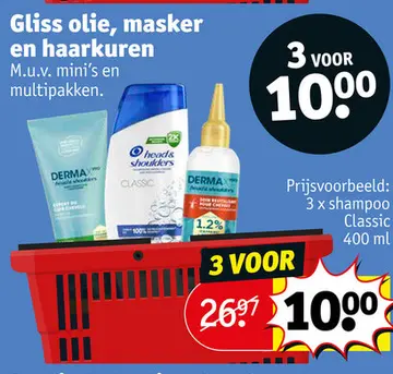 Aanbieding: Gliss olie, masker en haarkuren