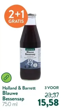 Aanbieding: Blauwe Bessensap