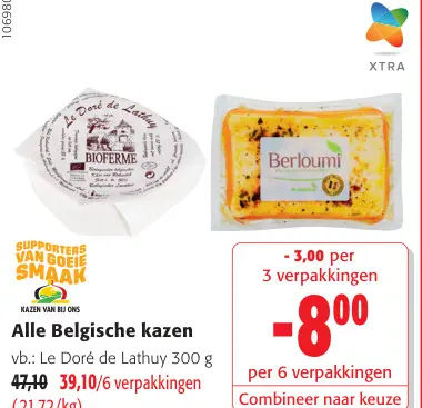 Promotie: Bioferme & Berloumi Belgische kazen