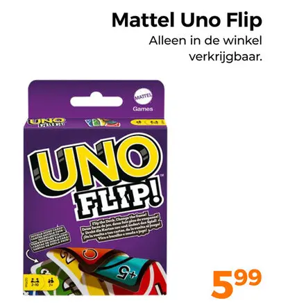 Aanbieding: Mattel Uno Flip