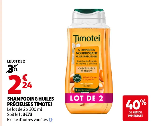 Promotie: Shampooing huiles précieuses