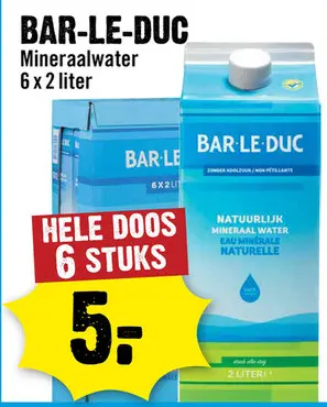 Aanbieding: Mineraalwater