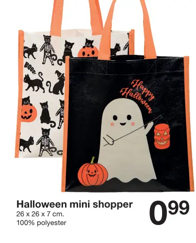 Promotie: Halloween mini shopper