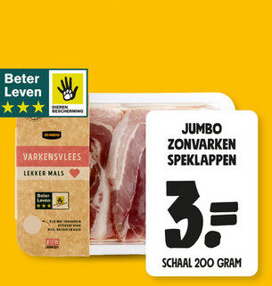 Aanbieding: Jumbo Zonvarken Speklappen