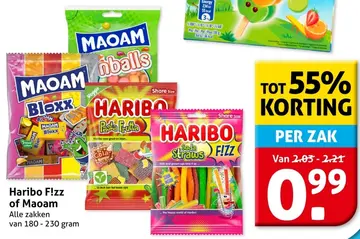 Aanbieding: Haribo F!zz of Maoam