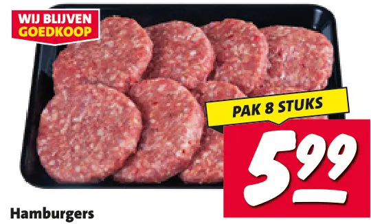 Aanbieding: Hamburgers
