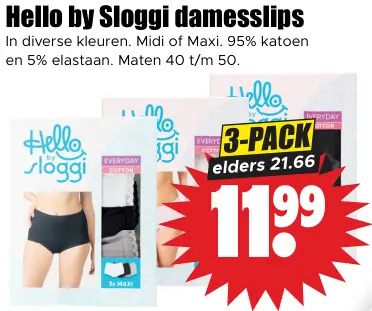 Aanbieding: Damesslips