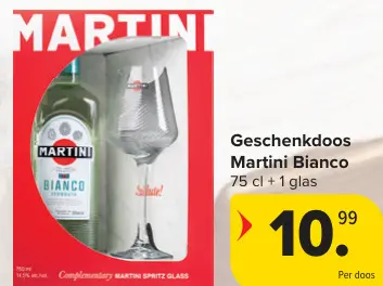 Promotie: Geschenkdoos Martini Bianco