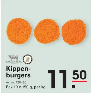 Aanbieding: Kippenburgers