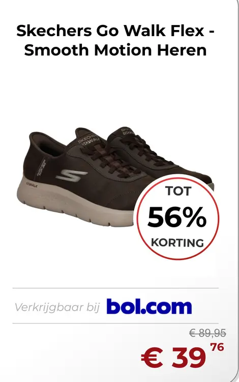 Aanbieding: Go Walk Flex - Smooth Motion Heren