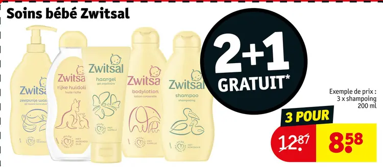 Offre: Soins bébé Zwitsal