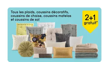 Offre: Plaids, Coussins