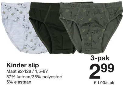 Promotie: Slip
