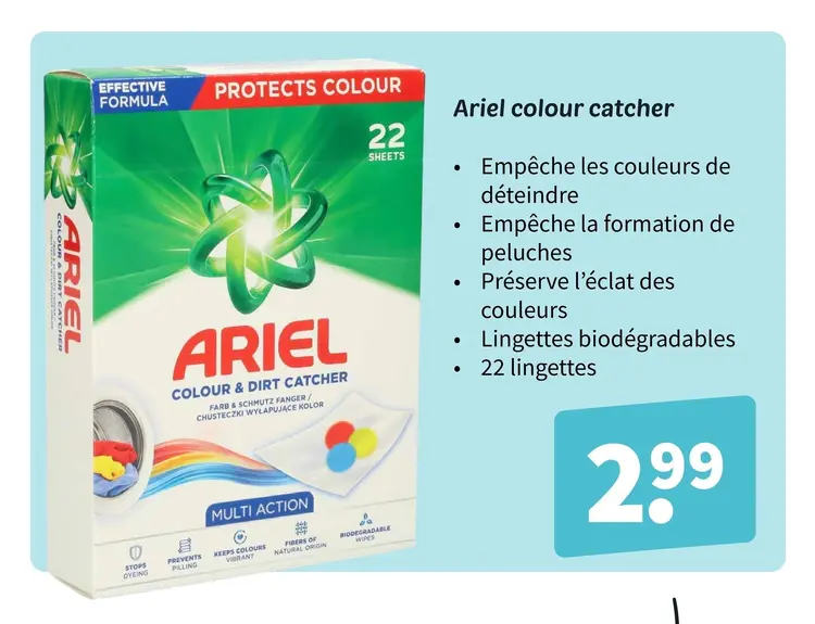 Offre: Ariel colour catcher