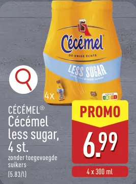 Promotie: Cécémel less sugar