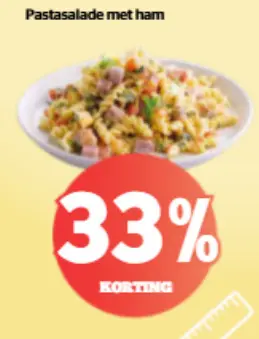 Promotie: Pastasalade met ham