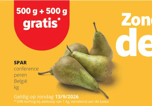 Promotie: Conference peren