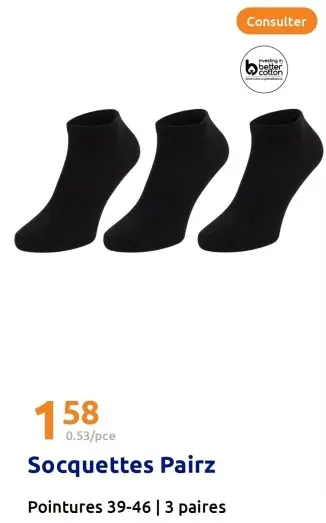 Offre: Socquettes Pairz
