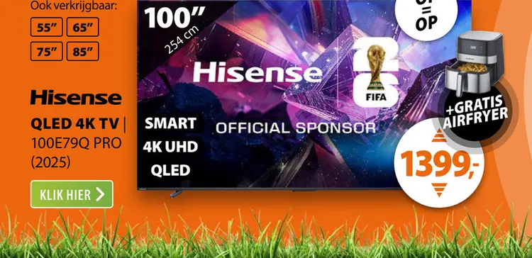 Aanbieding: Hisense QLED 100E79Q PRO (2025)