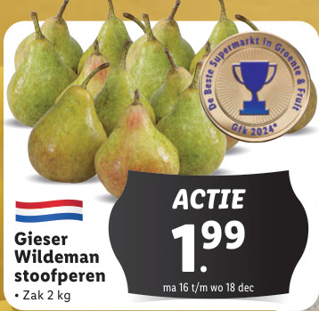 Aanbieding: Gieser Wildeman stoofperen