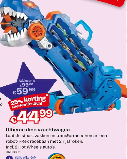 Aanbieding: Ultieme dino vrachtwagen